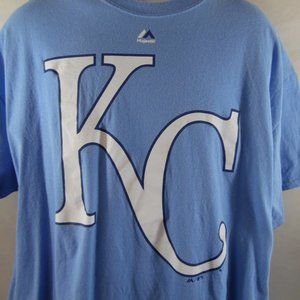 Kansas City Royals T-shirt Size XL Majestic